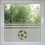 Football Fenstertattoo