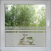 Scooter Fenstersticker