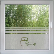 Tea Time Fensterdekor