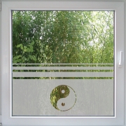 Ying Yang Fensterdekor