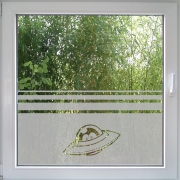 Space Ship Fensterdekor