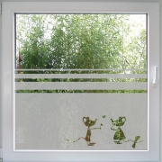 Fensterdekor Mäuseliebe