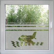 Airplane race Windowtattoo