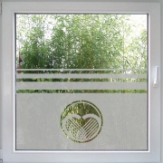 Fensterfolie Heart of the Swan