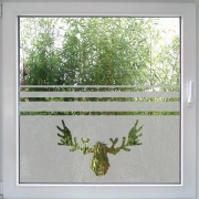 Elch Windowtattoo
