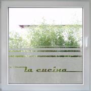 La Cucina Fenstertattoo